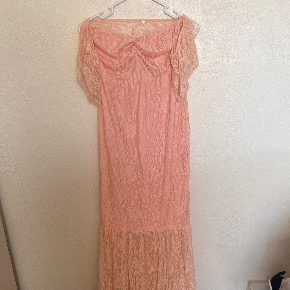 Maternity mermaid dress